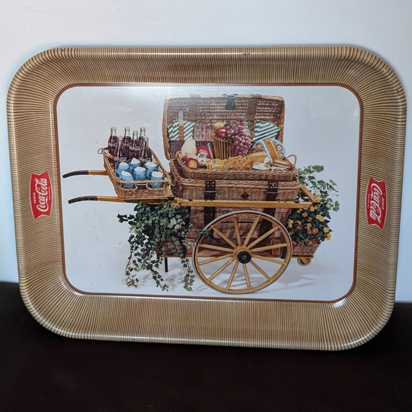 Vintage 1958 Coca Cola Serving Tray - Picture 3 of 4